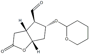 (1S,5R,6R,7R)-3-Oxo-7-(tetrahydro-2H-pyran-2-yloxy)-2-oxabicyclo[3.3.0]octane-6-carbaldehyde