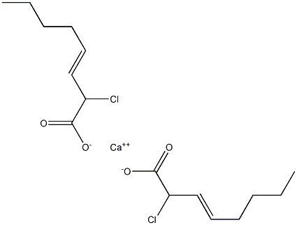 Bis(2-chloro-3-octenoic acid)calcium salt