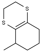 2,3,5,6,7,8-Hexahydro-5-methyl-1,4-benzodithiin Structure