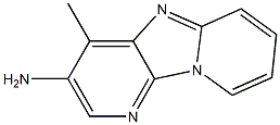 3-Amino-4-methyldipyrido[1,2-a:3',2'-d]imidazole Structure