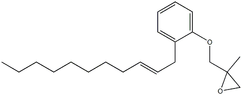 2-(2-Undecenyl)phenyl 2-methylglycidyl ether 结构式