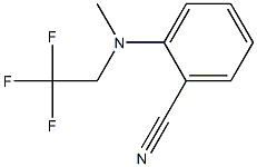 2-[N-Methyl(2,2,2-trifluoroethyl)amino]benzonitrile Struktur