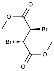 (2R,3S)-2,3-Dibromosuccinic acid dimethyl ester,,结构式