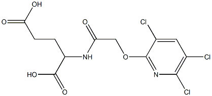 2-[[[(3,5,6-Trichloropyridin-2-yl)oxy]acetyl]amino]glutaric acid|