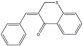 2,3-Dihydro-3-benzylidene-4H-1-benzothiopyran-4-one Structure