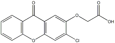 (9-Oxo-3-chloro-9H-xanthen-2-yloxy)acetic acid