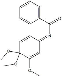 N-(3,4,4-Trimethoxy-2,5-cyclohexadienylidene)benzamide