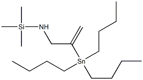 2-Tributylstannyl-N-(trimethylsilyl)-2-propen-1-amine