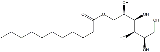 D-マンニトール1-ウンデカノアート 化学構造式