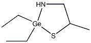 2,2-Diethyl-5-methyl-1,3,2-thiazagermolidine,,结构式