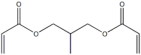 Bisacrylic acid 2-methyl-1,3-propanediyl ester Structure