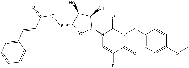 5-Fluoro-3-(4-methoxybenzyl)-5'-O-(3-phenylacryloyl)uridine