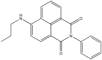 2-Phenyl-6-(propylamino)-1H-benzo[de]isoquinoline-1,3(2H)-dione 结构式