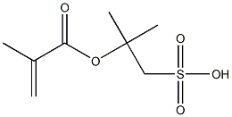 2-(Methacryloyloxy)-2-methyl-1-propanesulfonic acid 结构式