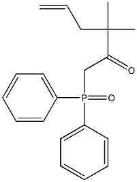 Diphenyl(3,3-dimethyl-2-oxo-5-hexenyl)phosphine oxide