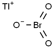 Bromic acid thallium(I) salt Struktur
