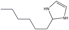 2-Hexyl-4-imidazoline Struktur