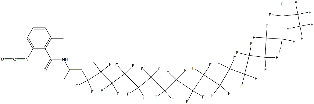 2-Isocyanato-6-methyl-N-[2-(hentetracontafluoroicosyl)-1-methylethyl]benzamide