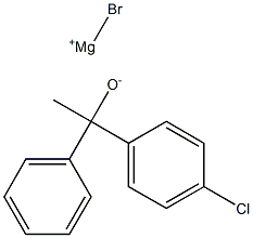 Bromomagnesium 1-(p-chlorophenyl)-1-phenylethanolate,,结构式