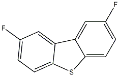 2,8-ジフルオロジベンゾチオフェン 化学構造式