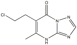 6-(2-Chloroethyl)-5-methyl[1,2,4]triazolo[1,5-a]pyrimidin-7(4H)-one Structure