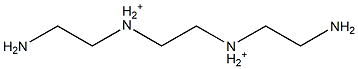 N,N'-Bis(2-aminoethyl)ethane-1,2-diaminium Structure