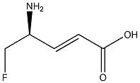 (2E,4S)-4-Amino-5-fluoro-2-pentenoic acid Structure