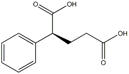[S,(+)]-2-フェニルグルタル酸 化学構造式