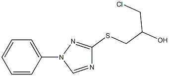 1-Chloro-3-[(1-phenyl-1H-1,2,4-triazol)-3-ylthio]-2-propanol