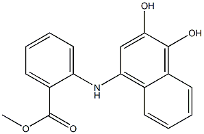 2-(3,4-Dihydroxy-1-naphthalenylamino)benzoic acid methyl ester