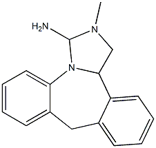 2-Methyl-2,3,9,13b-tetrahydro-1H-dibenz[c,f]imidazo[1,5-a]azepin-3-amine