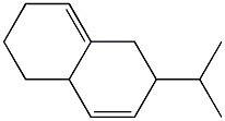 1,2,4a,5,6,7-Hexahydro-2-isopropylnaphthalene Struktur