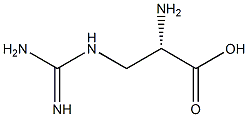 3-Guanidino-L-alanine,,结构式