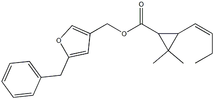 2-[(Z)-1-Butenyl]-3,3-dimethylcyclopropanecarboxylic acid (5-benzylfuran-3-yl)methyl ester