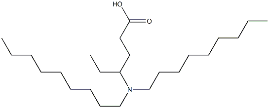 4-(Dinonylamino)hexanoic acid Structure