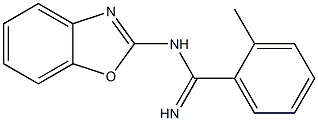 N1-(Benzoxazol-2-yl)-2-methylbenzamidine 结构式