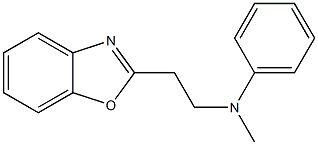 2-[2-(Methylphenylamino)ethyl]benzoxazole Structure