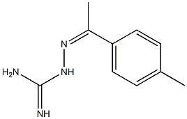 2-Amidino-1-[1-(4-methylphenyl)ethylidene]hydrazine,,结构式