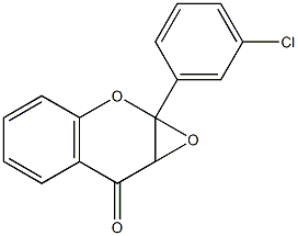 2,3-Epoxy-2,3-dihydro-5'-chloroflavone,,结构式