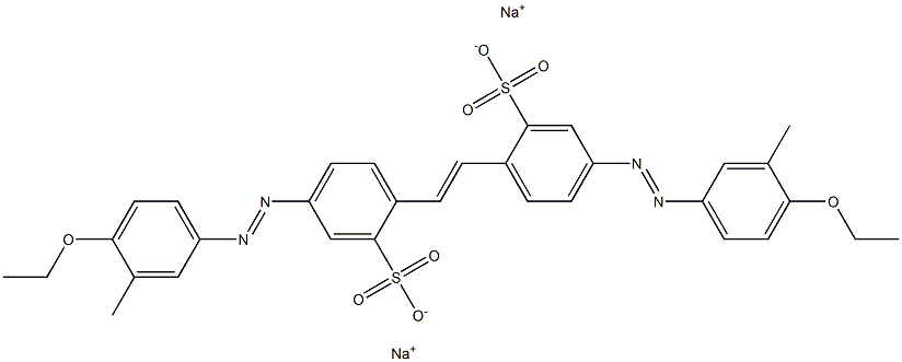 4,4'-Bis[(4-ethoxy-3-methylphenyl)azo]stilbene-2,2'-disulfonic acid disodium salt