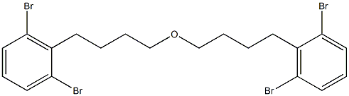 2,6-Dibromophenylbutyl ether,,结构式