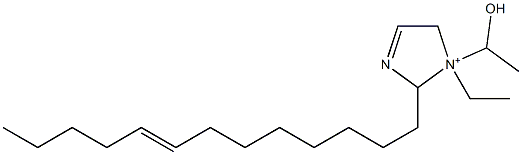 1-Ethyl-1-(1-hydroxyethyl)-2-(8-tridecenyl)-3-imidazoline-1-ium,,结构式