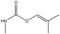 メチルカルバミド酸イソブテニル 化学構造式