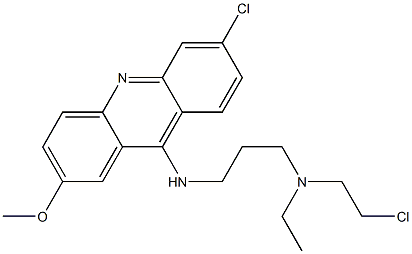  N-(2-Chloroethyl)-N'-(6-chloro-2-methoxyacridin-9-yl)-N-ethyl-1,3-propanediamine