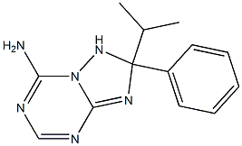 1,2-Dihydro-7-amino-2-phenyl-2-isopropyl[1,2,4]triazolo[1,5-a][1,3,5]triazine,,结构式