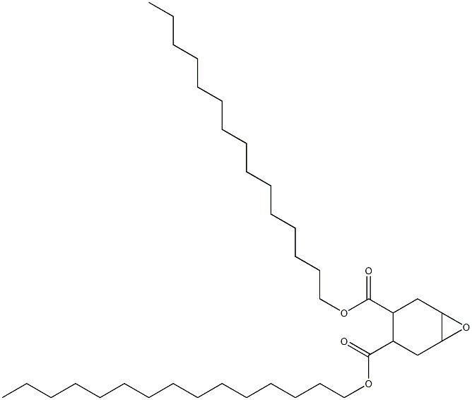 7-Oxabicyclo[4.1.0]heptane-3,4-dicarboxylic acid dipentadecyl ester,,结构式