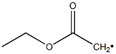 エトキシカルボニルメチルラジカル 化学構造式