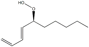 (5S)-5-ヒドロペルオキシ-1,3-デカジエン 化学構造式