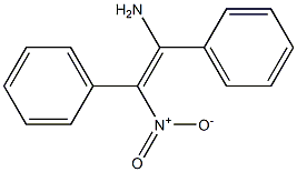 (E)-1-Amino-2-nitro-1,2-diphenylethene,,结构式