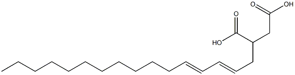 (2,4-Hexadecadienyl)succinic acid Structure
